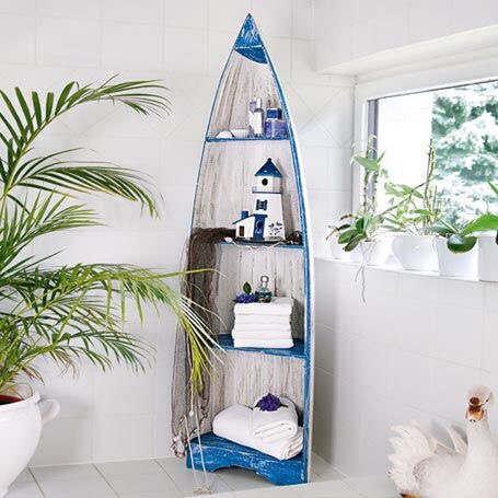 Лодка в декоре