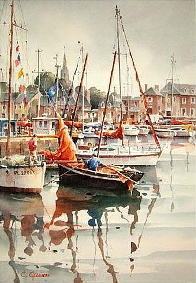 Один из лучших акварелистов современности Christian Graniou