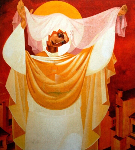 Картина написанная в блокадном Ленинграде художником Леонидом Чупятовым. 