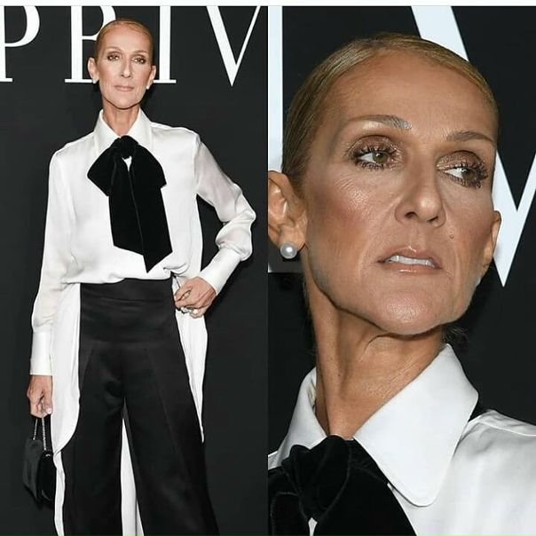 Постаревшая Селин Дион.